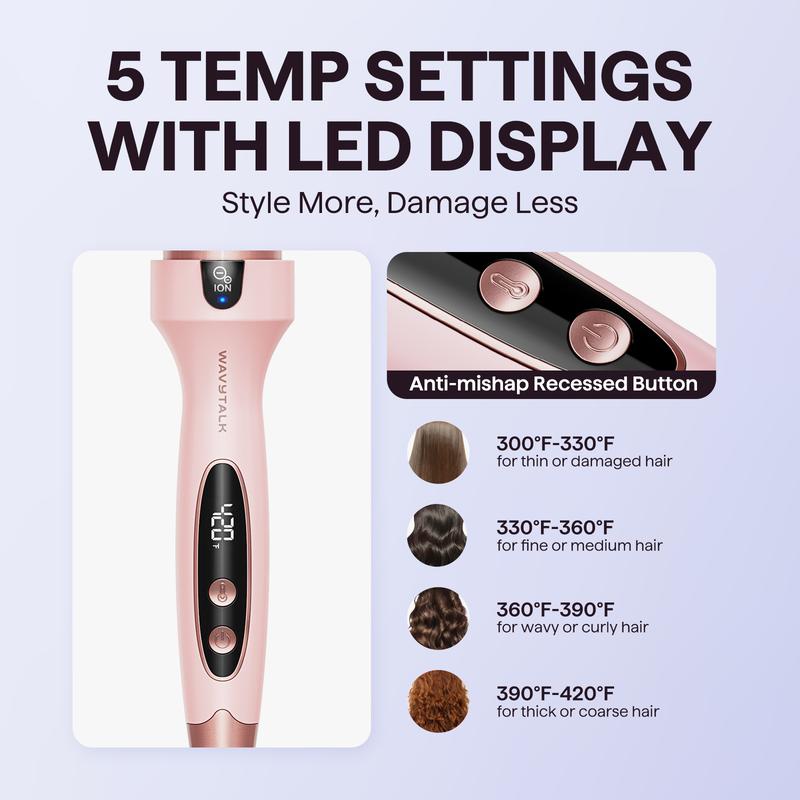 Ionic Thermal Styling Brush with LED Heat Control | Red Sea Outlet