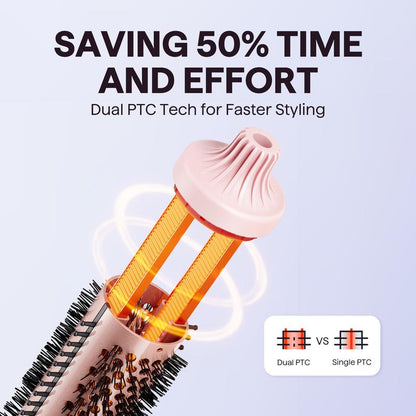 Ionic Thermal Styling Brush with LED Heat Control | Red Sea Outlet