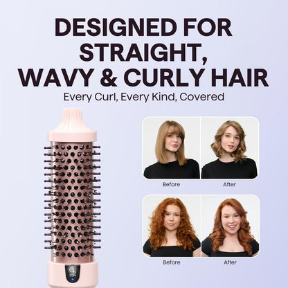 Ionic Thermal Styling Brush with LED Heat Control | Red Sea Outlet