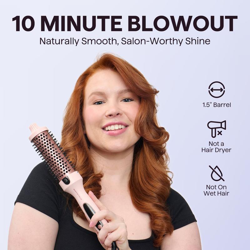 Ionic Thermal Styling Brush with LED Heat Control | Red Sea Outlet